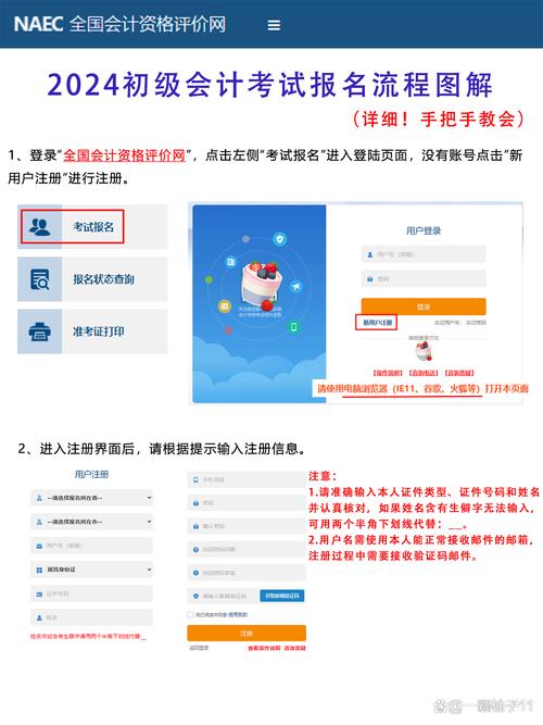 24年初级会计报名入口/报名会计初级的网站
