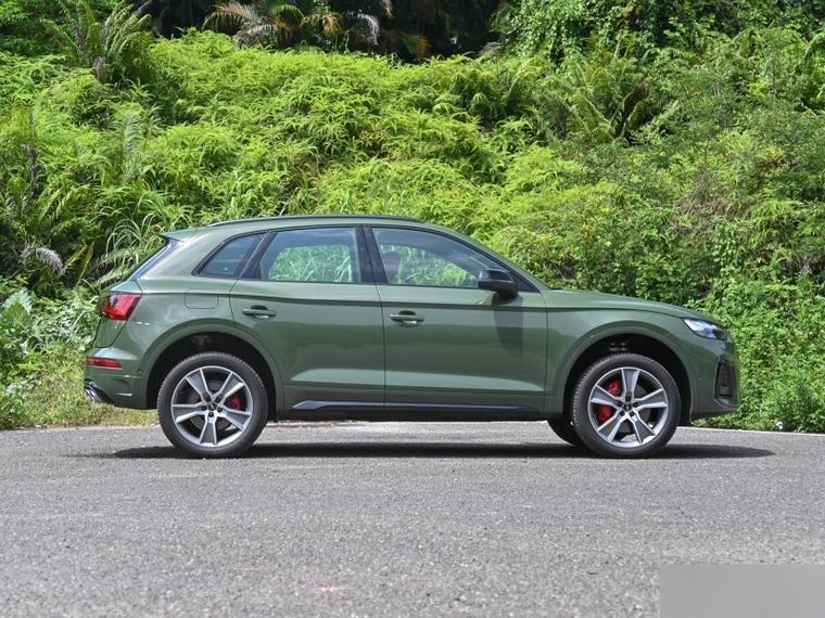 【奥迪墨绿色的车图片,奥迪suv墨绿色】